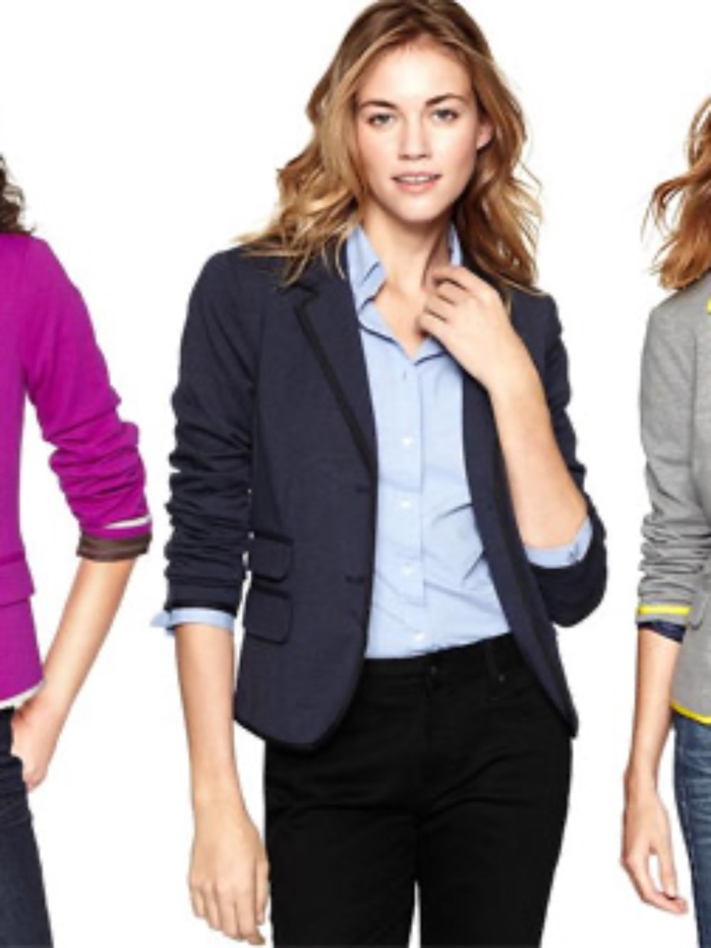 Gap Academy Blazer - Navy/Black Trim (NWOT)